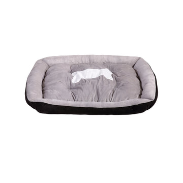 PaWz Pet Bed Dog Beds Bedding Mattress Mat Cushion Soft Pad Pads Mats M Black PaWz
